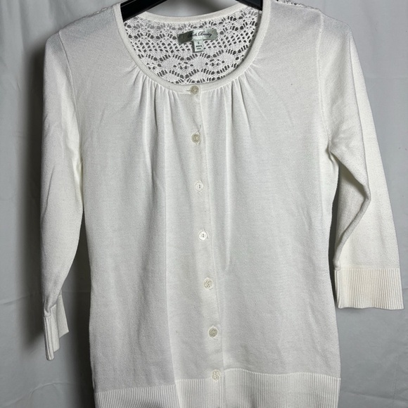 Anthropologie by Beth‎ Bowley white cardigan - Picture 2 of 9